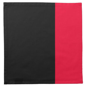 Black and Scarlet Napkins