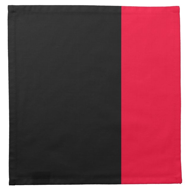 Black and Scarlet Napkins (Front)