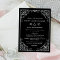 Black and Silver Art Deco Wedding