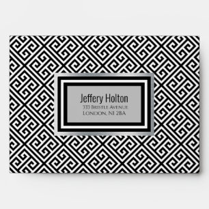 Black and silver Bachelor party Envelope