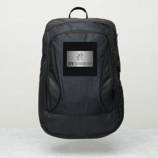 Black and Silver Backpack
