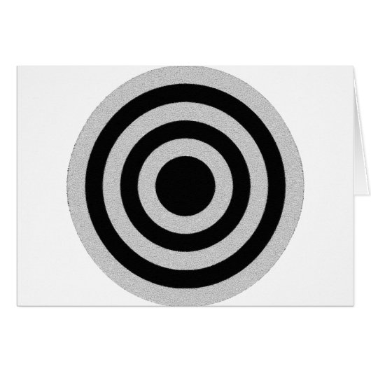 Black and Silver BullsEYE Cards (Front Horizontal)