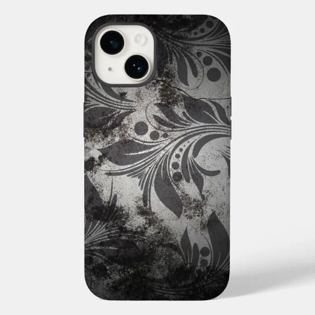 Black and Silver Grunge Design Case-Mate iPhone Case | Zazzle Black and Silver Grunge Design Case-Mate iPhone Case | Zazzle