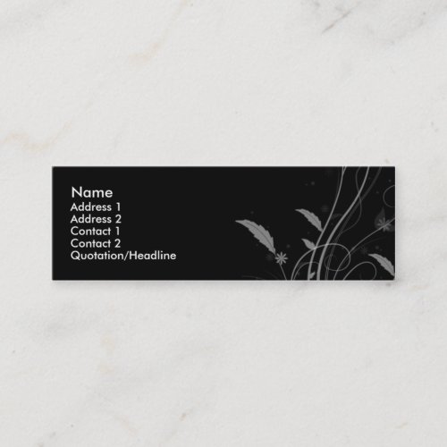 Black and Silver Business Card Templates