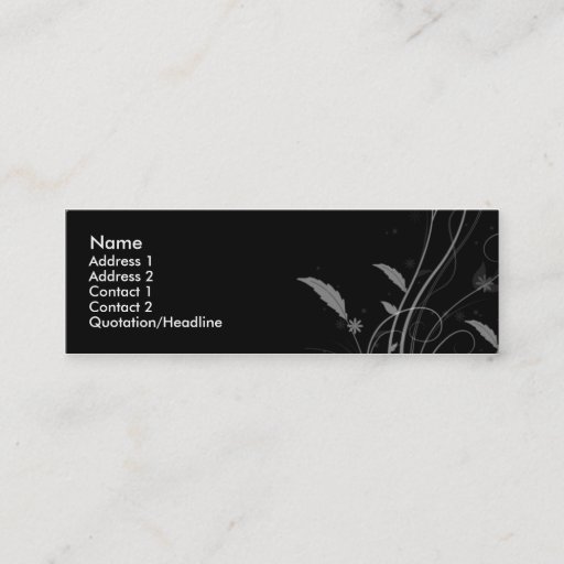 Customizable Black and Silver Business Card Templates