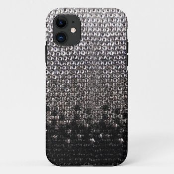 Black And Silver Rhinestone Glitter Iphone 5 Cover by ConstanceJudes at Zazzle