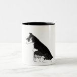 Black And Silver Schnauzer Two-tone Coffee Mug at Zazzle