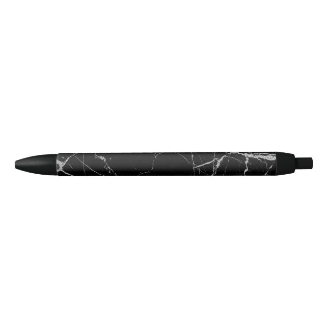 Black and Silver Vein Marble Pen (Front)