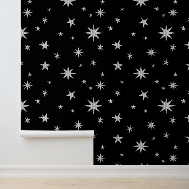 Black and Silver Wallpaper - Star Wallpaper - Mood Wallpaper (Application)