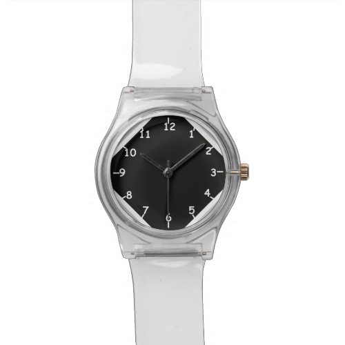 Black and Silver Watch