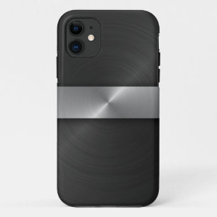 Black And Steel iPhone 11 Case