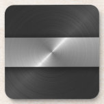 Black And Steel Coaster<br><div class="desc">Black And Steel</div>