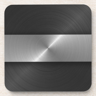 Black And Steel Coaster