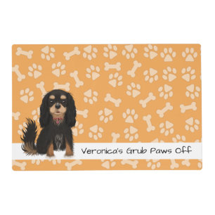 Black and Tan Cavalier King Charles Spaniel   Placemat