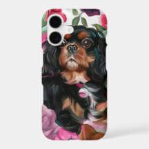 Black and Tan Cavalier phone case