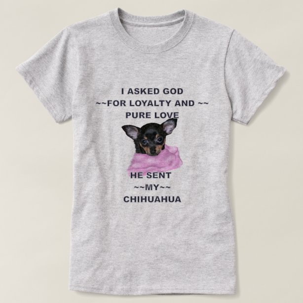 black chihuahua t shirt