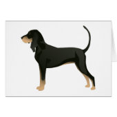 Black and Tan Coonhound Basic Breed Customizable (Front Horizontal)