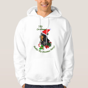 Black and Tan Coonhound Christmas Gifts Hoodie