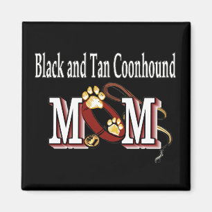 Black and Tan Coonhound Dog MOM Magnet