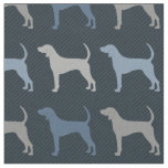 Black and Tan Coonhound Fabric