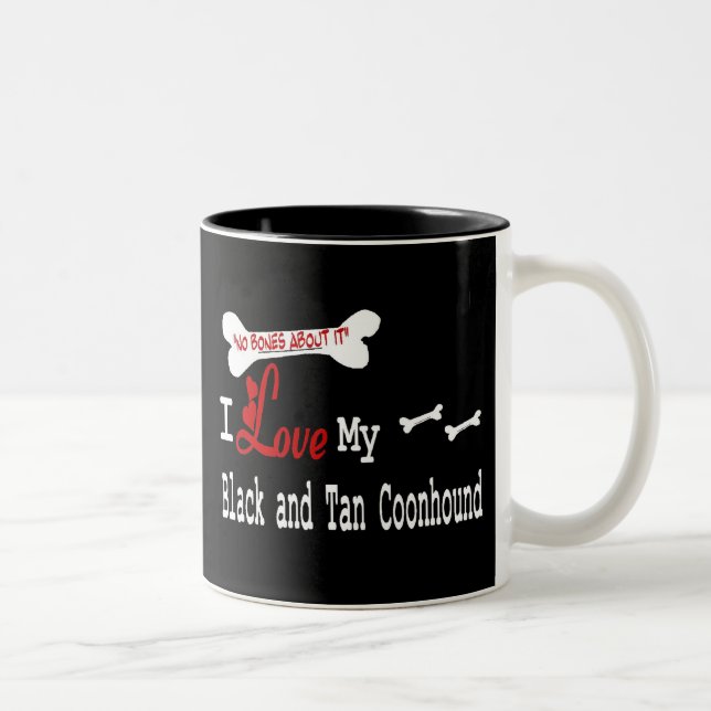 Black And Tan Coonhound (I Love) Mug (Right)
