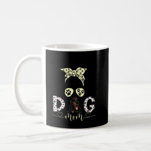 Black And Tan Coonhound Kinda Busy Being A Dog Mom Coffee Mug