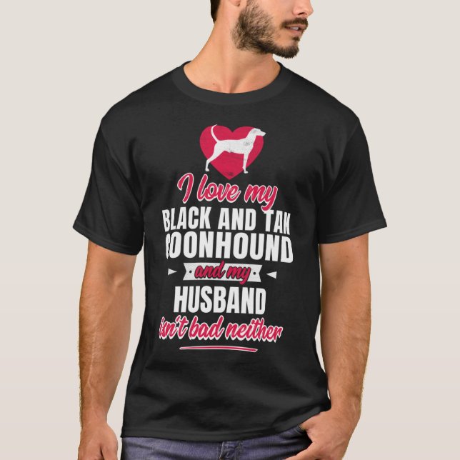 Black And Tan Coonhound T-Shirt (Front)