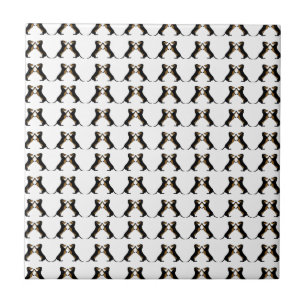 Black and Tan Dachshund Hi Five Tile