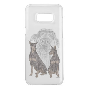 Black and Tan Doberman Dogs Uncommon Samsung Galaxy S8+ Case