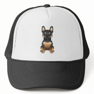 Black And Tan French Bulldog / Frenchie Cute Dog Trucker Hat