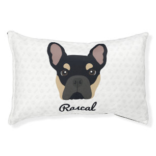 Black and Tan French Bulldog Pet Bed