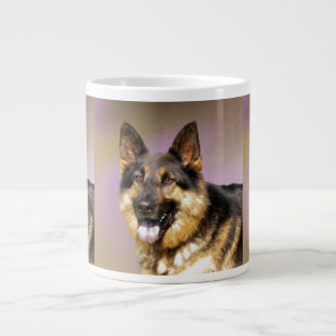 Black and Tan GSD Giant Coffee Mug