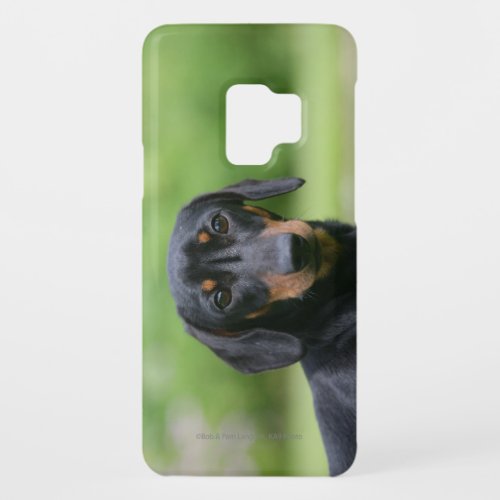 Black and Tan Miniture Dachshund 1 Case_Mate Samsung Galaxy S9 Case