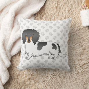 16X16 inch ONELZ Dachshund Cactus Cute Dog Square Decorative Throw Pillow Case Fashion Style Zippered Cushion Pillow Cover 