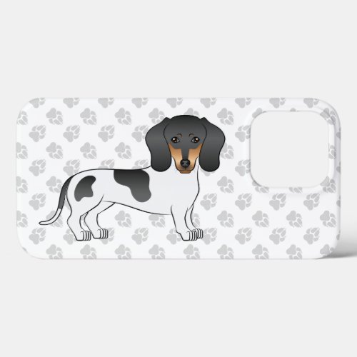 Black And Tan Piebald Short Hair Dachshund  Paws iPhone 13 Pro Case