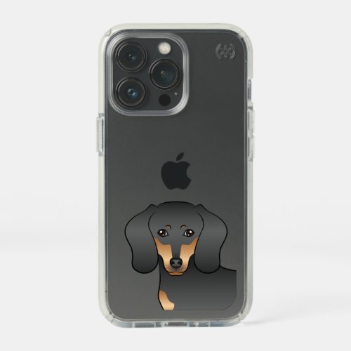 Black And Tan Short Hair Dachshund Cute Dog Head Speck iPhone 13 Pro Case