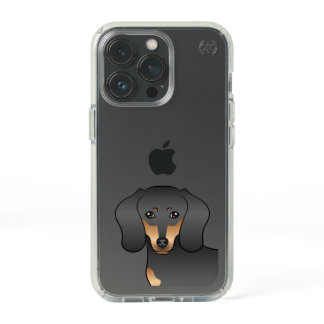 Black And Tan Short Hair Dachshund Cute Dog Head Speck iPhone 13 Pro Case