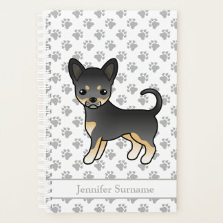 Black And Tan Smooth Coat Chihuahua Dog &amp; Text Planner