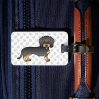 Dachshund new arrivals luggage tag