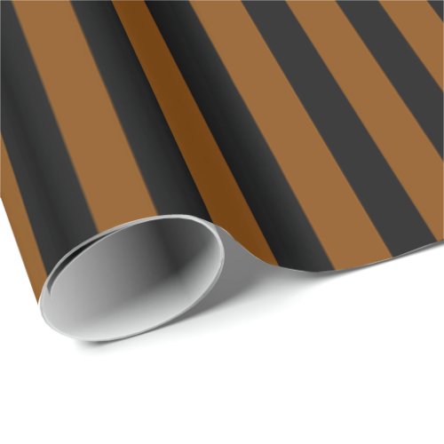 Black and Tan Wrapping Paper