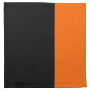 Black and Tangerine Napkins