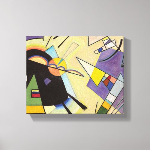 Black and Violet by Wassily Kandinsky Canvas Print