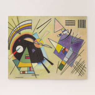 Black and Violet by Wassily Kandinsky Jigsaw Puzzle