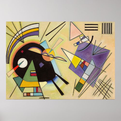 Black and Violet by Wassily Kandinsky Poster