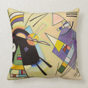 Black and Violet by Wassily Kandinsky Throw Pillow