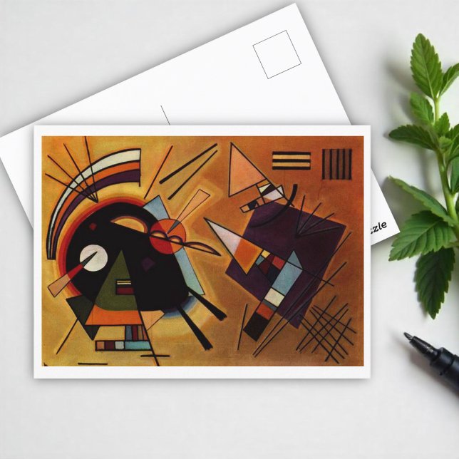 Black and Violet, Kandinsky, 1923   Postcard (Creator Uploaded)