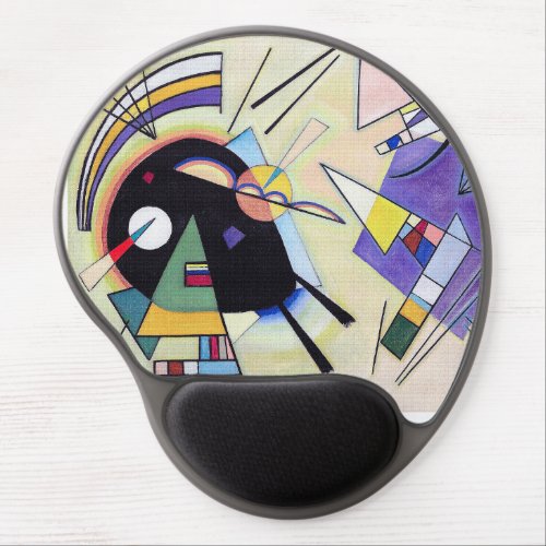 Black and Violet _ Kandinsky  Gel Mouse Pad