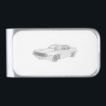 Black and White 1969 Chevrolet Camaro Drawing Silver Finish Money Clip<br><div class="desc">A great gift idea for the 1969 Chevy Camaro automotive enthusiast is a custom money clip to keep all their bills organized and remind them of the classic Chevrolet muscle car they love. If your into the classic bowtie muscle cars that Chevrolet was building in the late 1960s then you...</div>