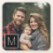 Black and White 1 Photo Collage Single Monogram