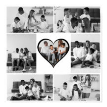 Black and White 7 Photo Collage